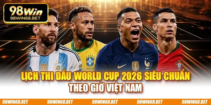 Lịch thi đấu World Cup 2026 siêu chuẩn theo giờ Việt Nam